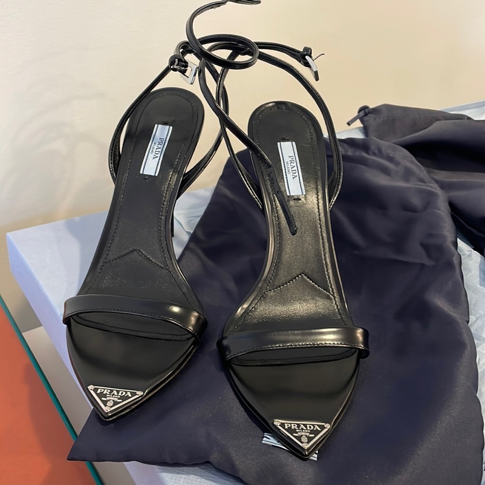Prada heel sandal